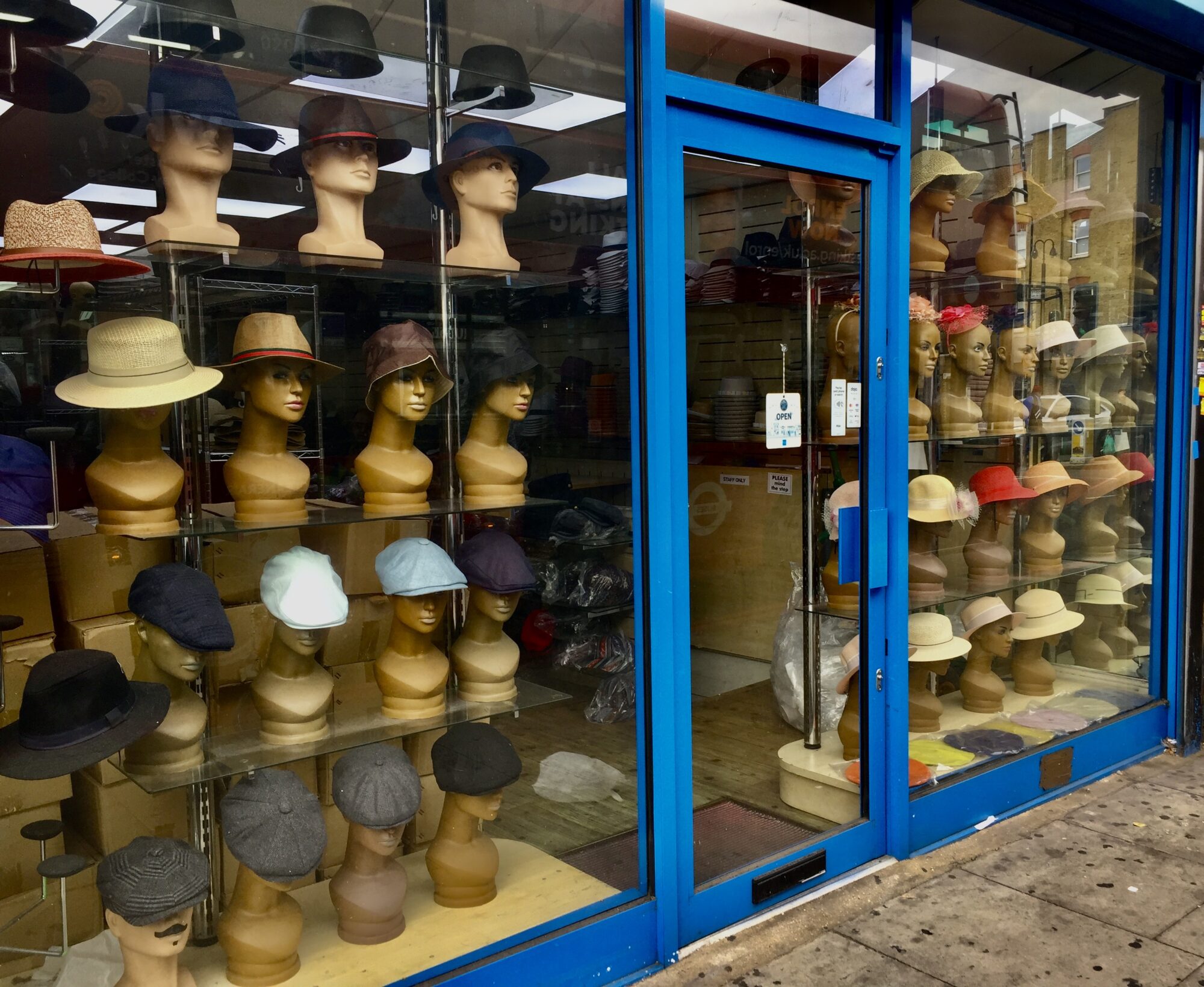 Hats, heads, handsome models and spooky manikins – a stroll down ...